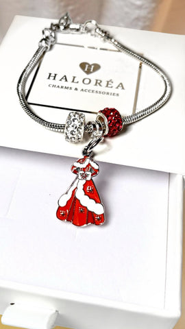 Vera’s Red Holiday Gown Charm