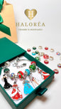 White Christmas Inspired Classic Christmas Charm Bracelet