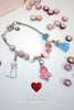 White Christmas Galentine’s Day Bracelet